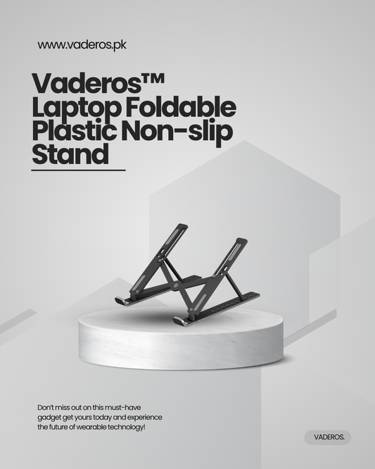 Vaderos™ Laptop Foldable Plastic Non-slip Stand