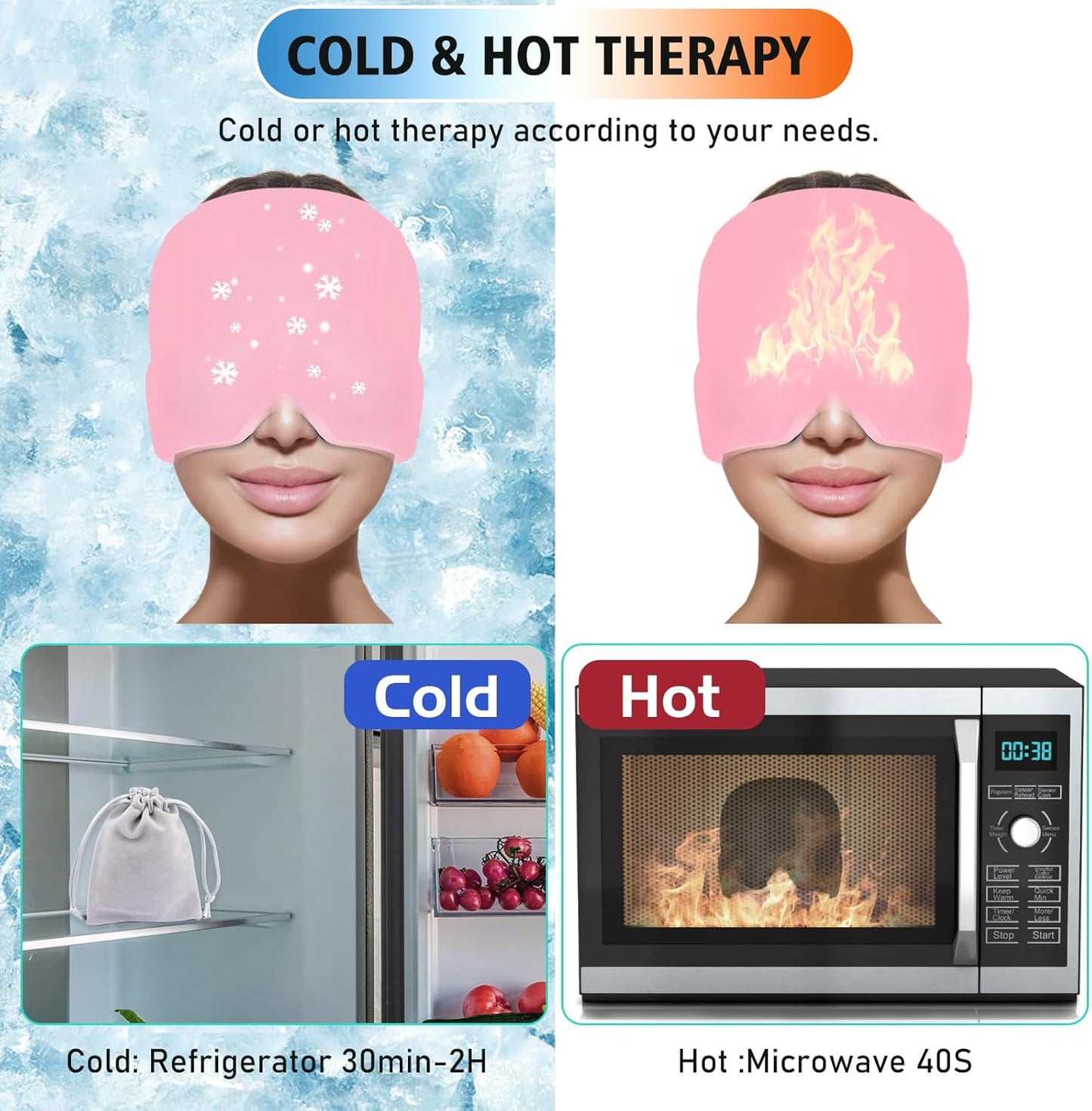 VADEROS™ Migraine Relief Cap - Headache Relief Hat for Migraine Relief