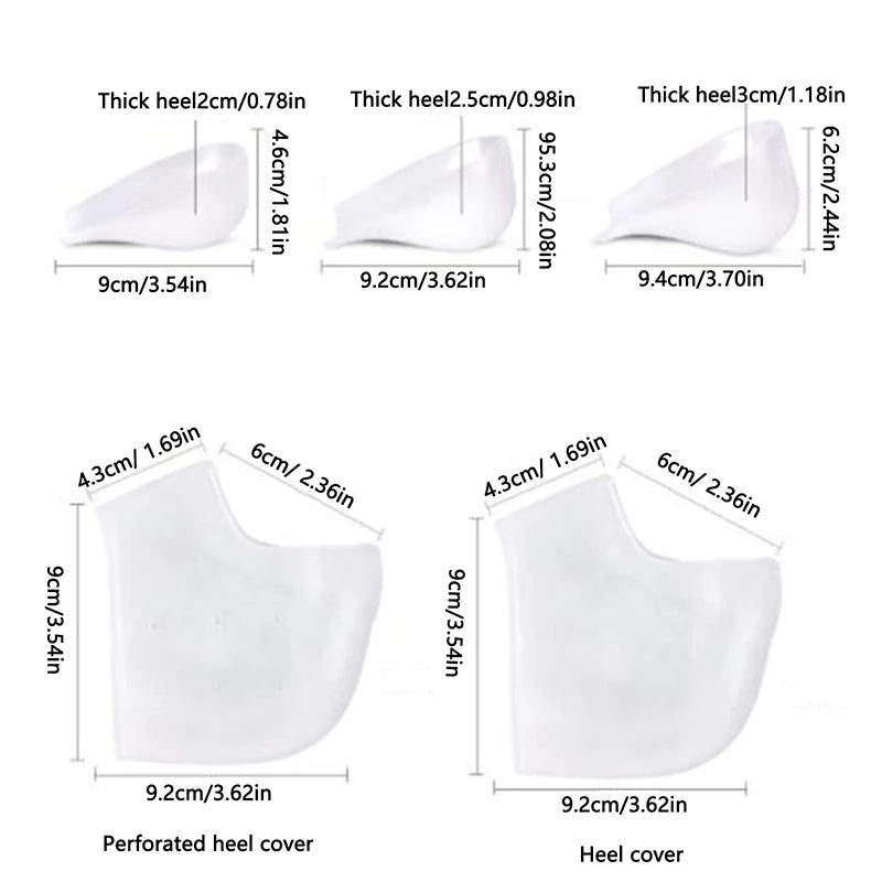 Vaderos™ Silicone Gel Height Increase Pads