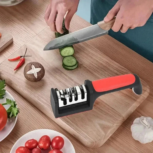 Vaderos™ 4-in-1 Knife Sharpener Stainless Steel