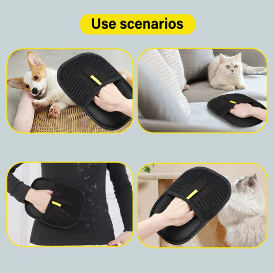 Vaderos™ Double-Sided Pet Grooming Cleaning Gloves